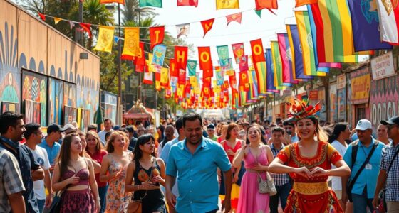 diverse art festival celebrations