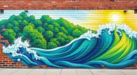 eco friendly murals branding