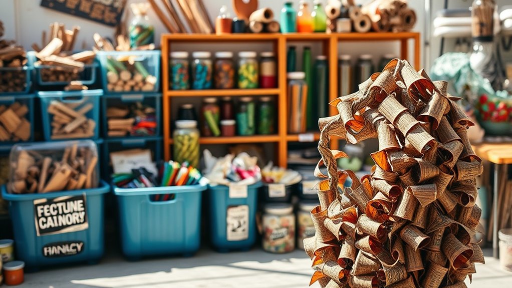 eco friendly upcycled art materials