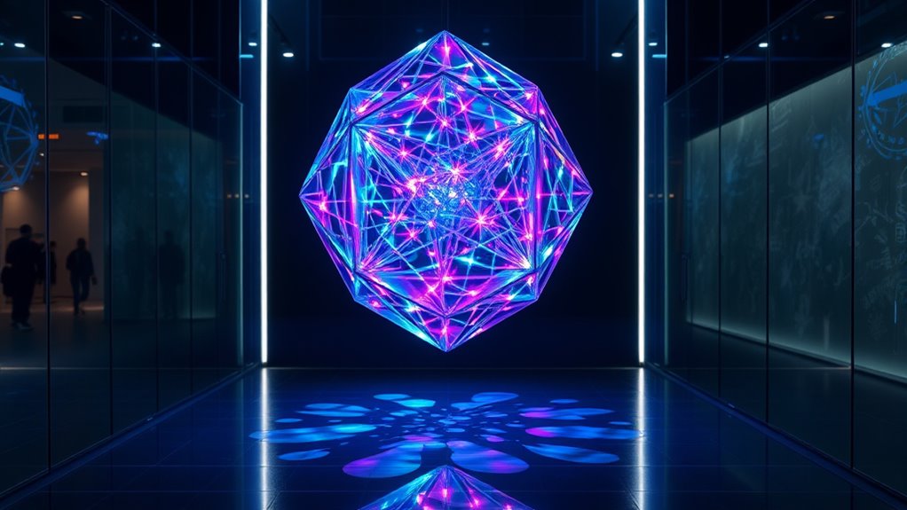 immersive floating holographic environments