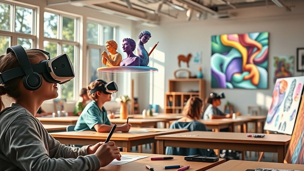 immersive virtual art education