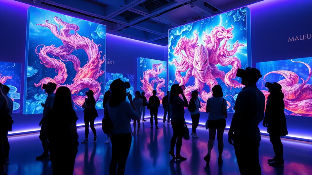 immersive virtual art experiences