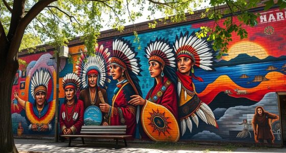 indigenous culture on walls