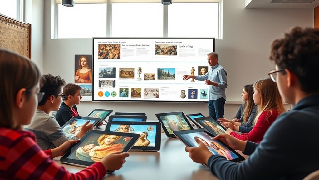 interactive digital art education