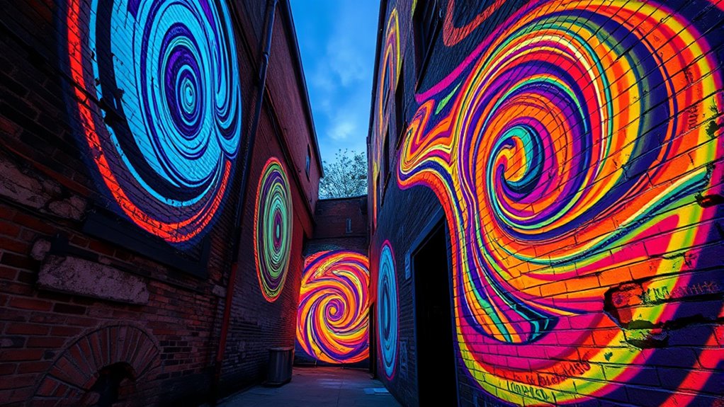 interactive digital urban art