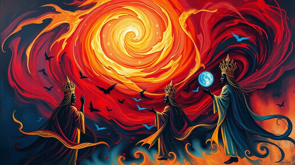 modern painting ritual myths