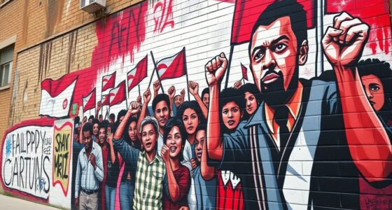 political murals and protests