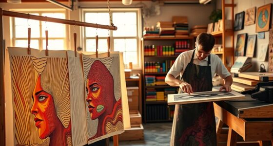 printmaking spreads artistic ideas