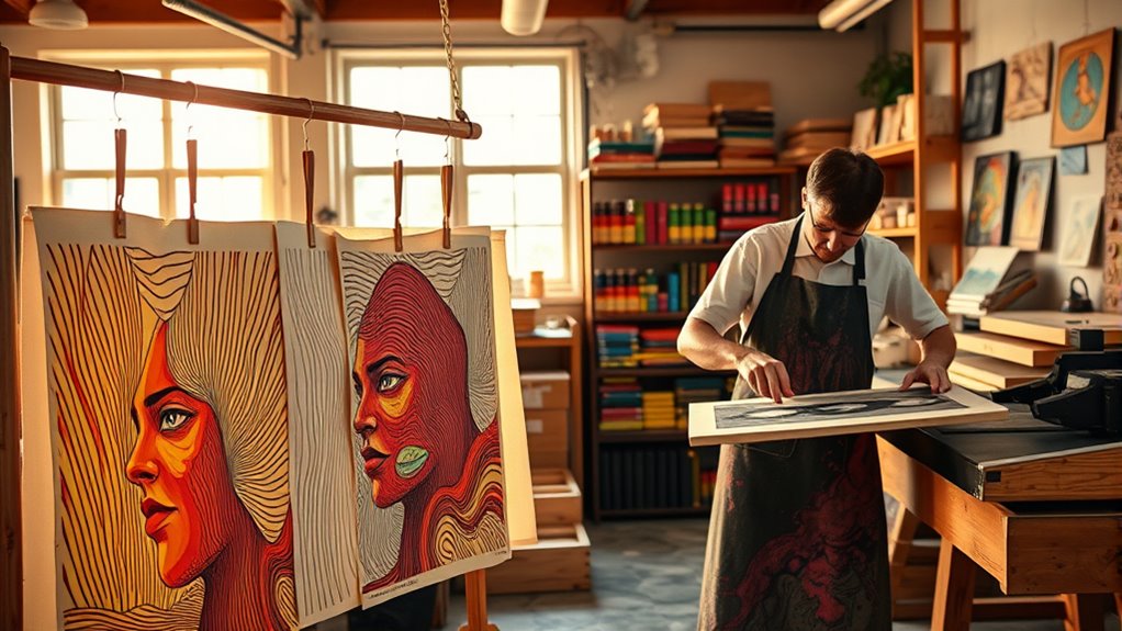 printmaking spreads artistic ideas