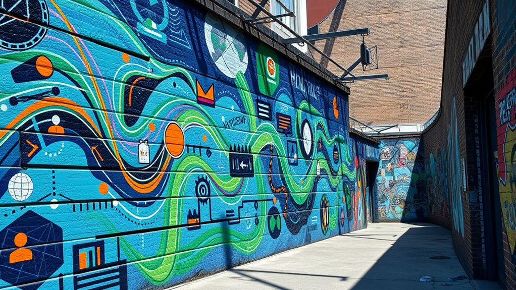 public awareness data murals