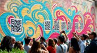 qr codes enhance murals