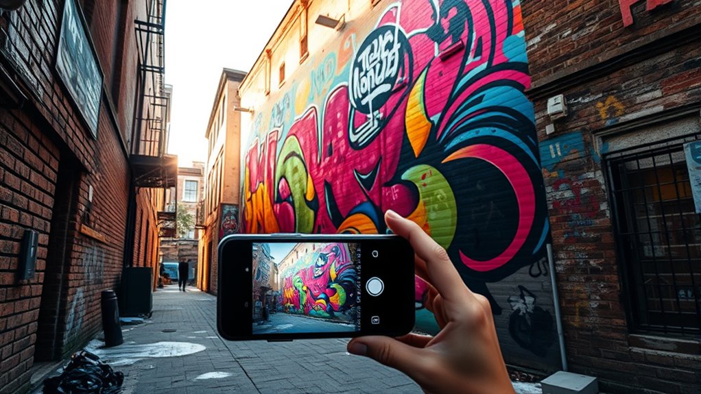 social media amplifies street art