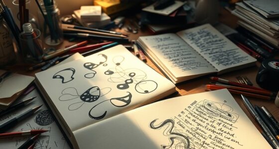 spontaneous art and writing