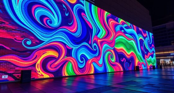 urban projection mapping murals