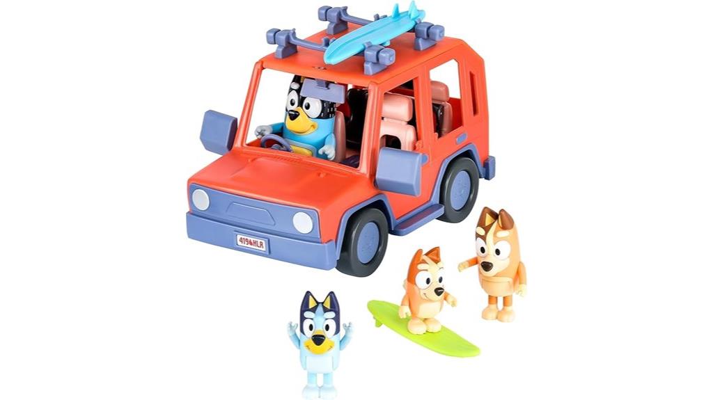 bluey family toy car