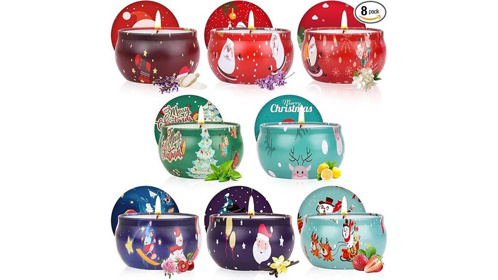 festive candle gift pack