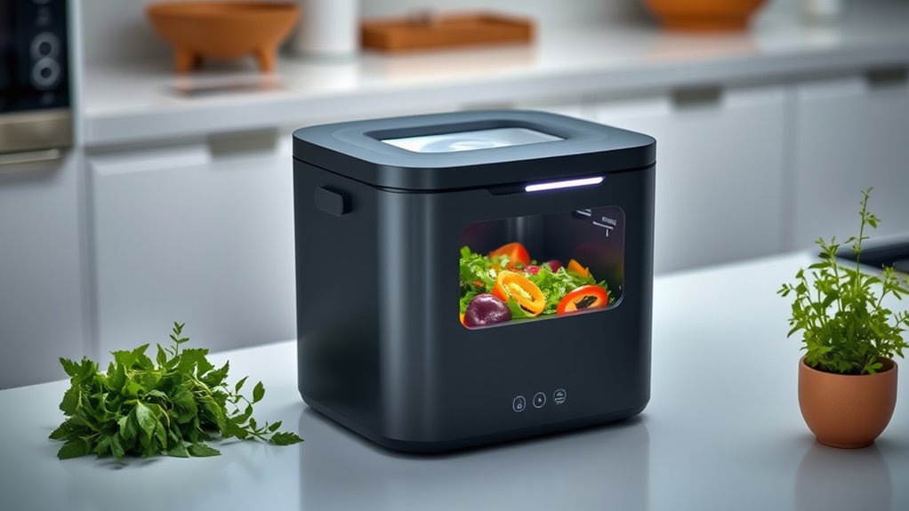 kitchen compost bin features