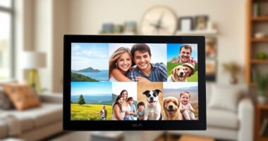 top email sharing digital frames