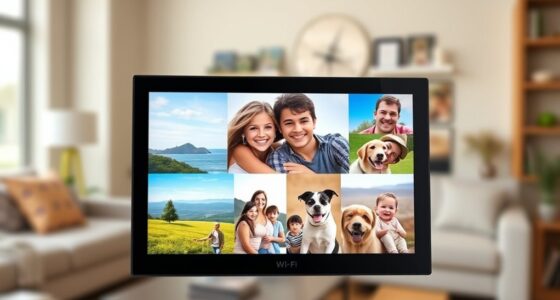 top email sharing digital frames