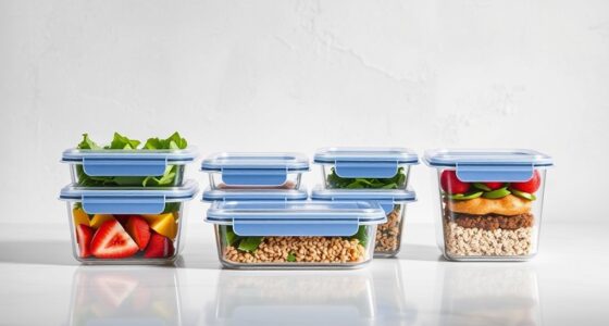 top glass food storage