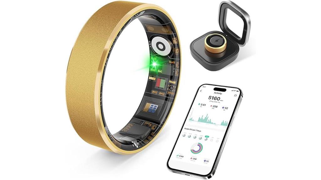 waterproof health monitoring ring