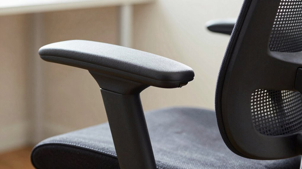 adjust armrests for comfort