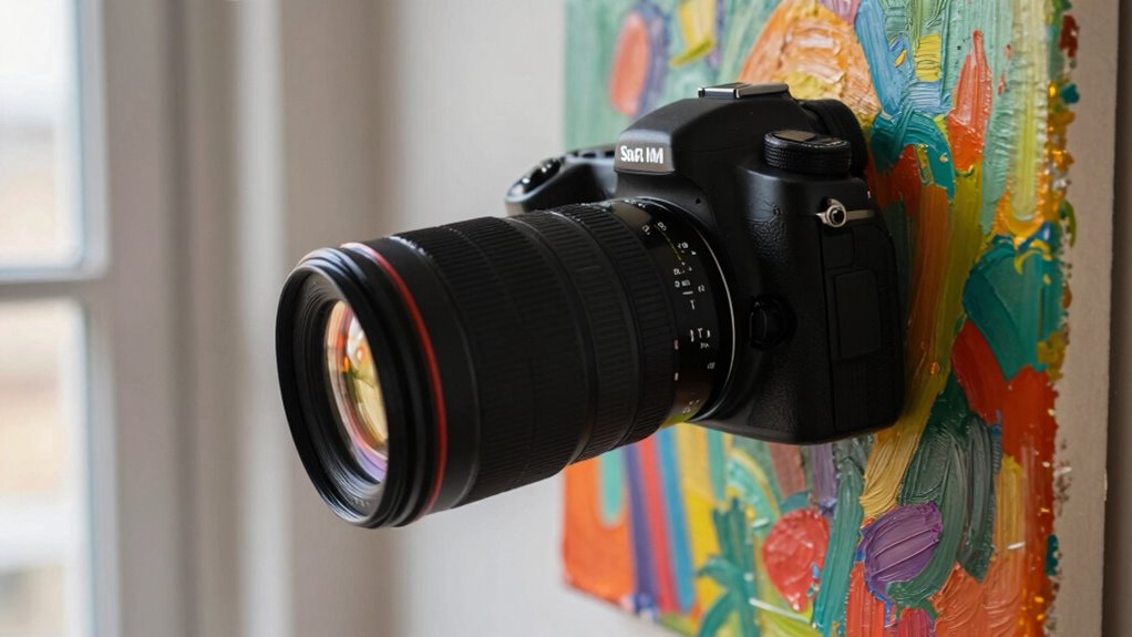 adjust camera to reduce glare