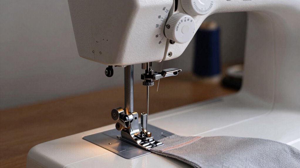 adjust tension and fabric handling