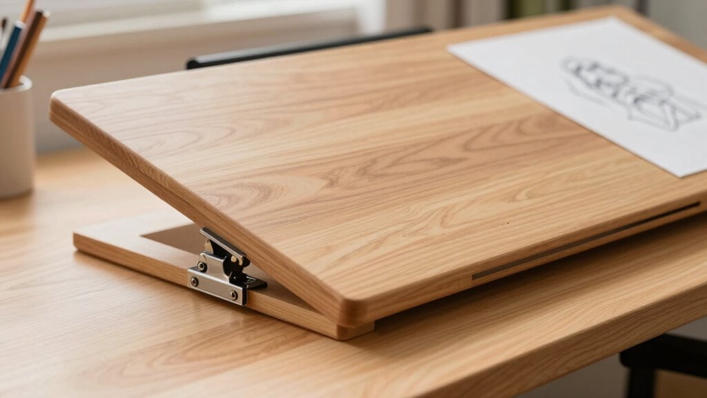 adjusting drafting table tilt