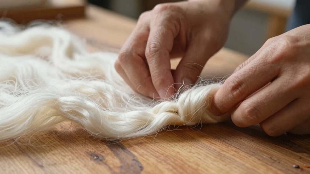 align draft straighten fibers