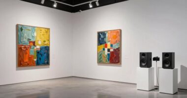 audio quality influences art perception