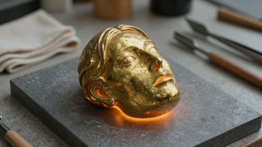 carefully cool and remove