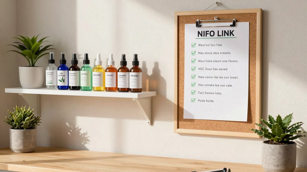 choose natural low voc sprays