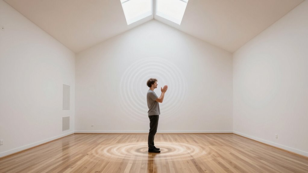 clap test reveals acoustics