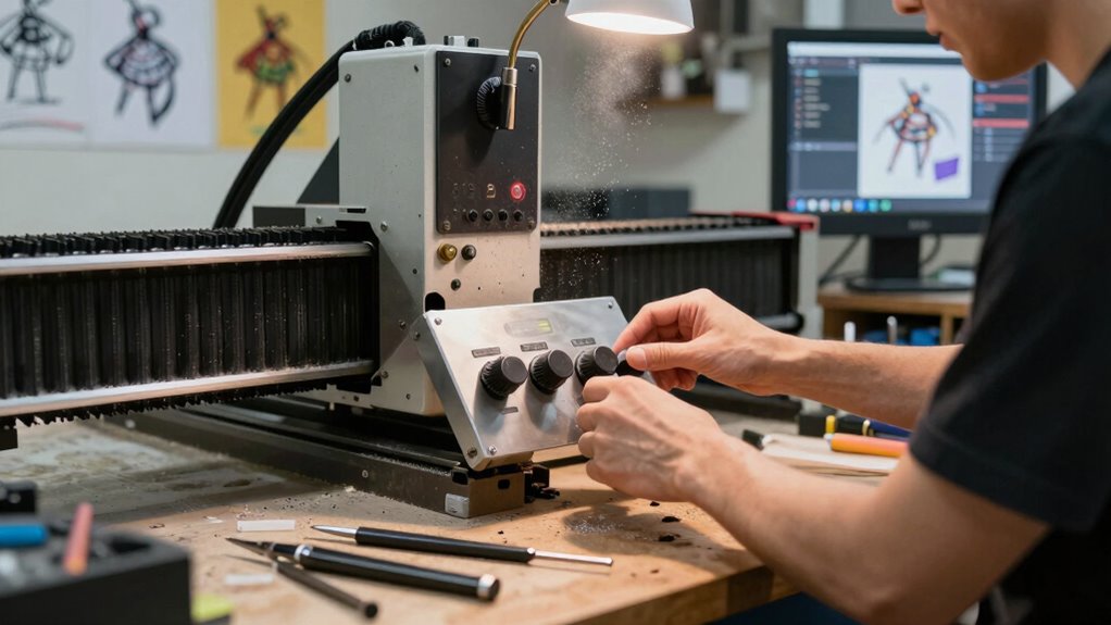 cnc setup and calibration