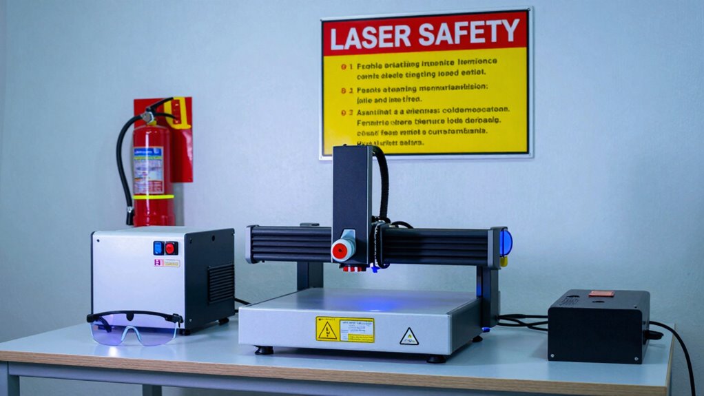 create a safe laser environment