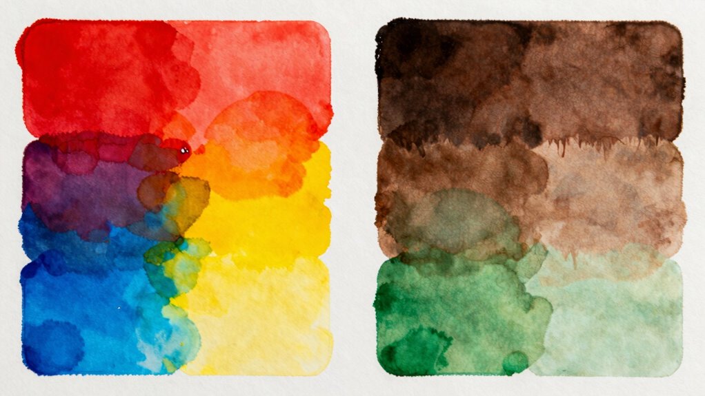 dye inks produce vibrant colors