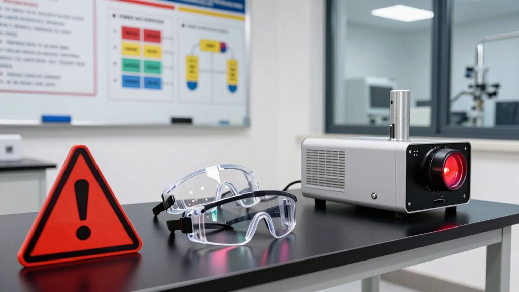 ensure laser safety compliance