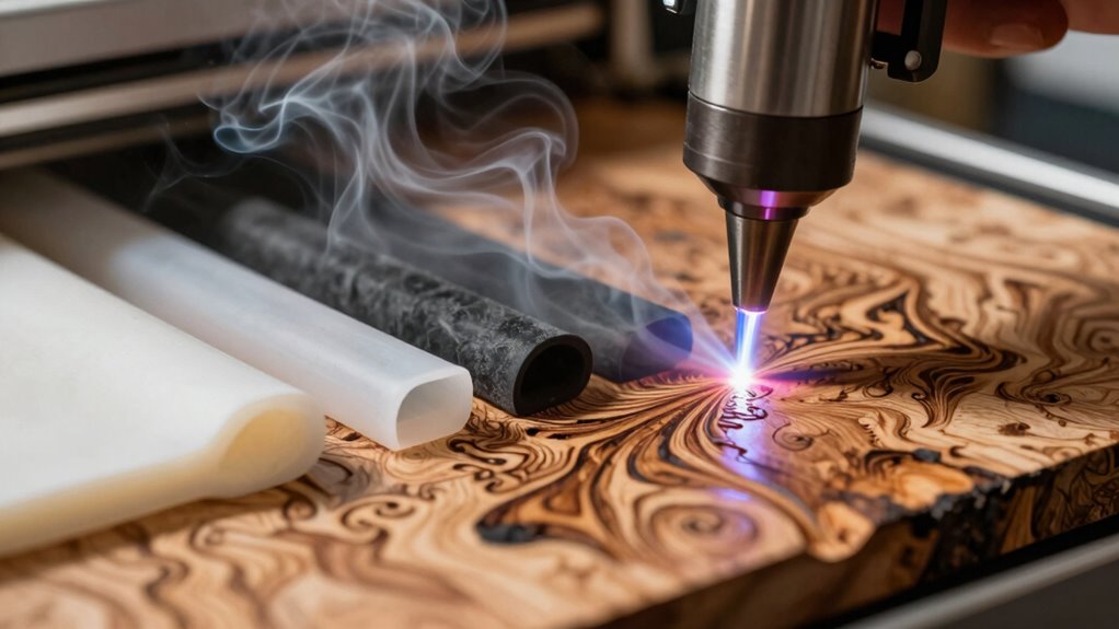 foul smelling engraving materials