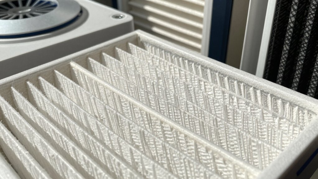 hepa filters trap tiny particles