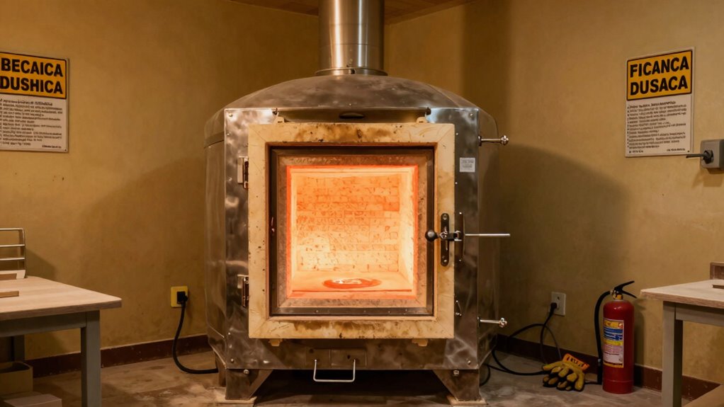 kiln safety and maintenance