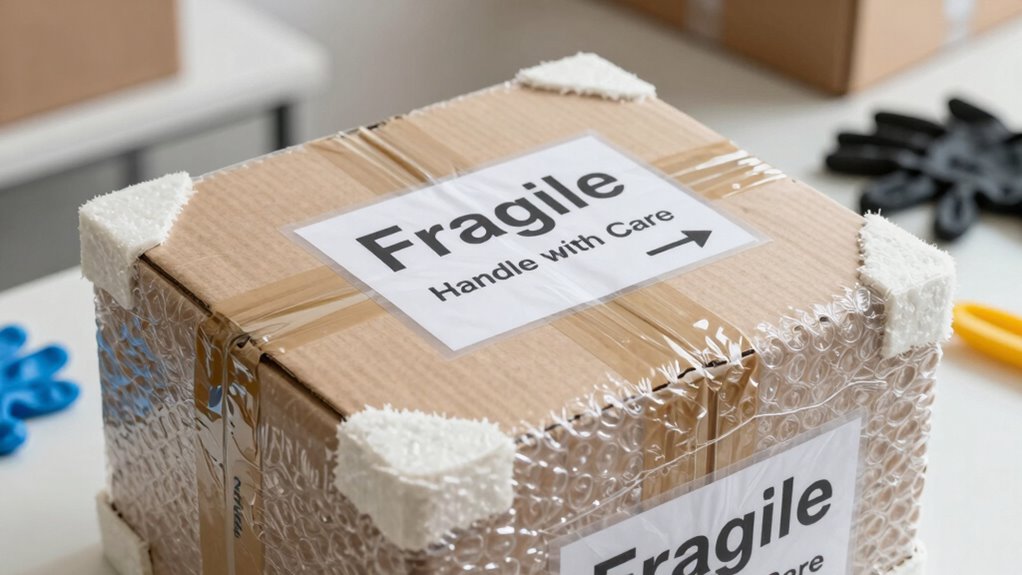 label handle protect artwork