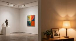 lighting differences in art