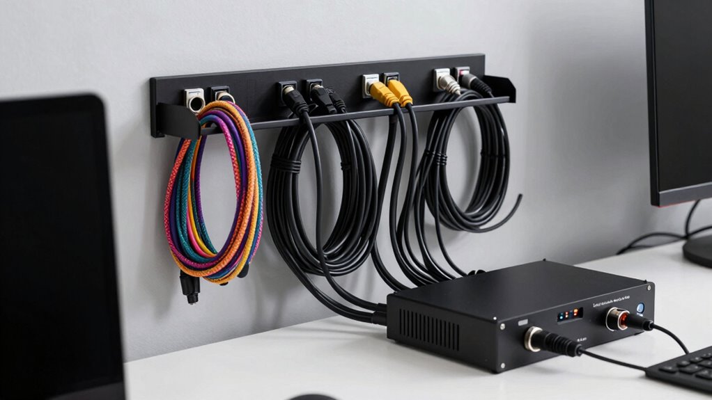 manage cables for safety