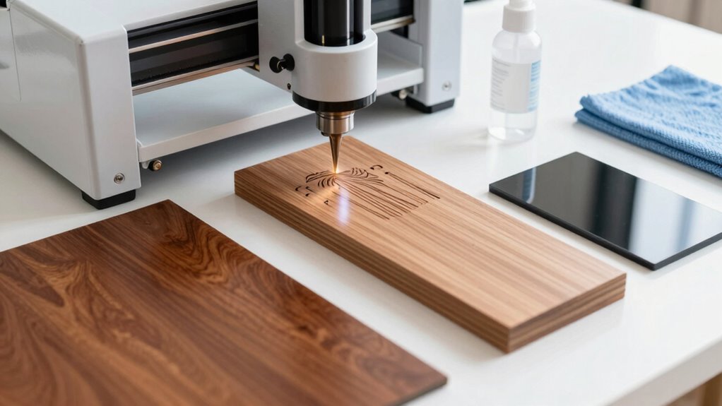 material preparation ensures odor free engraving