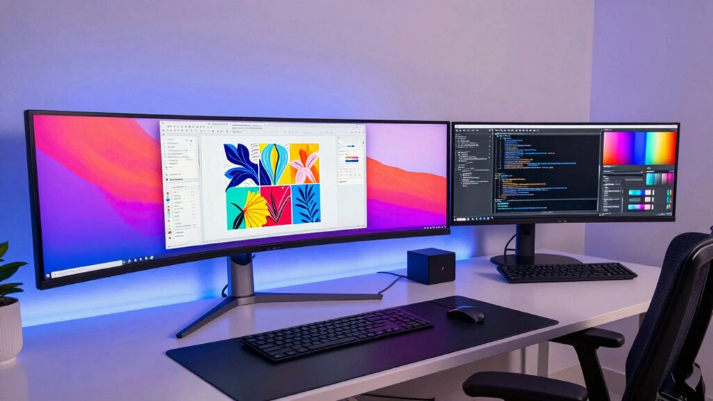 monitor setup for productivity