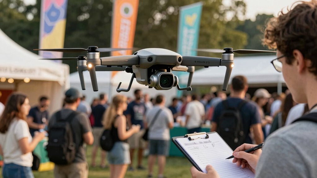 obtain permissions and maintain distance