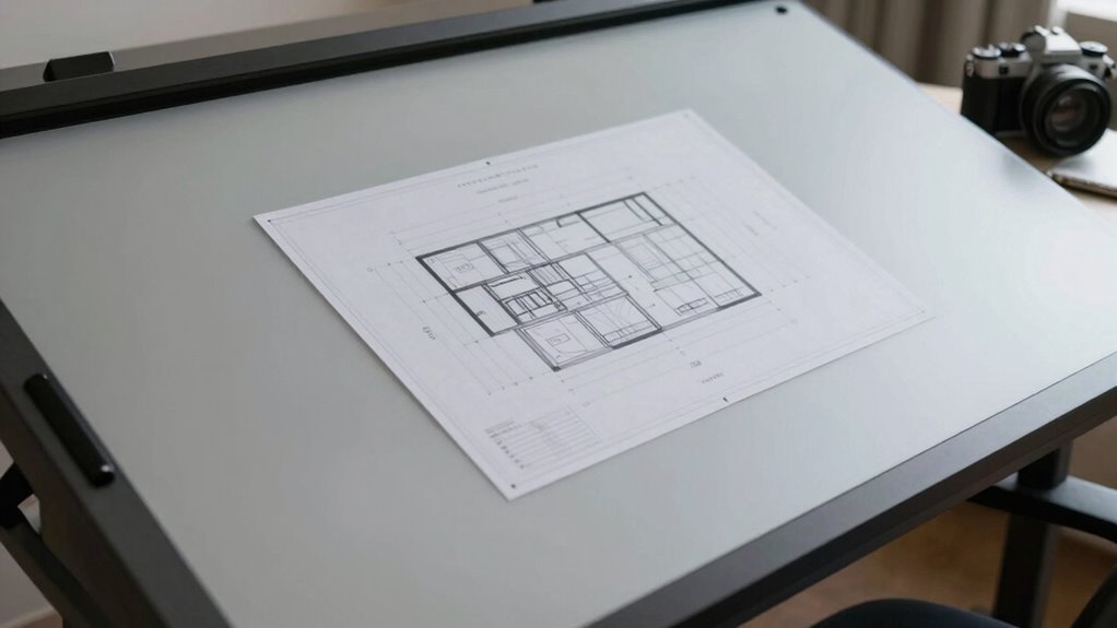 optimal ergonomic drafting setup