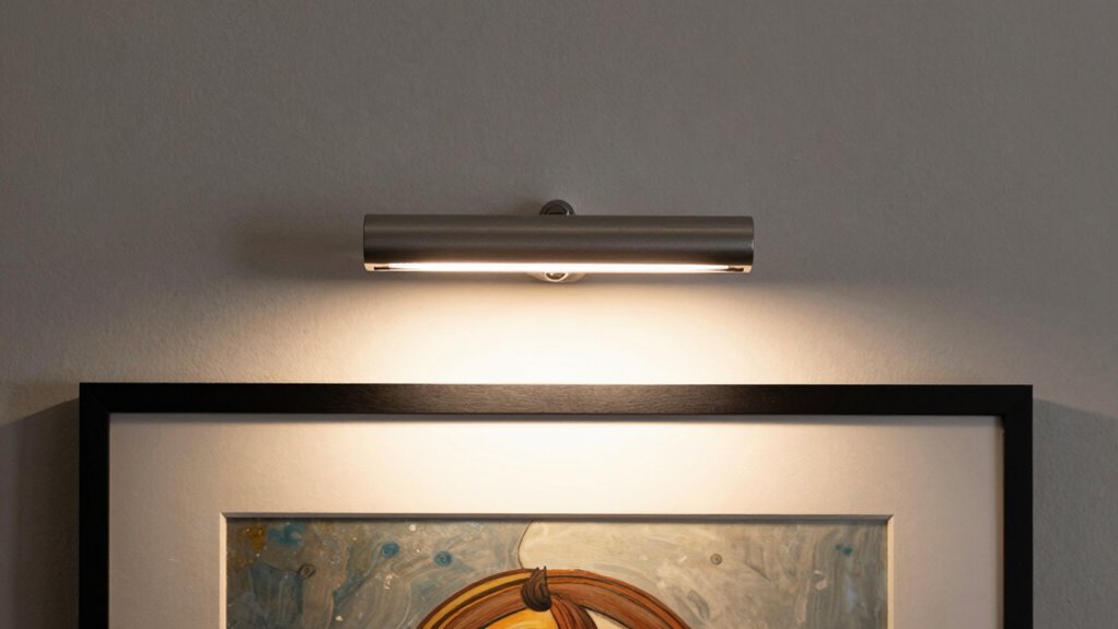 optimal picture light size