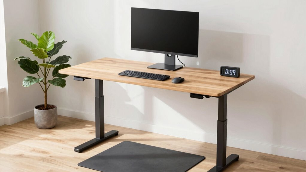 optimize desk and posture